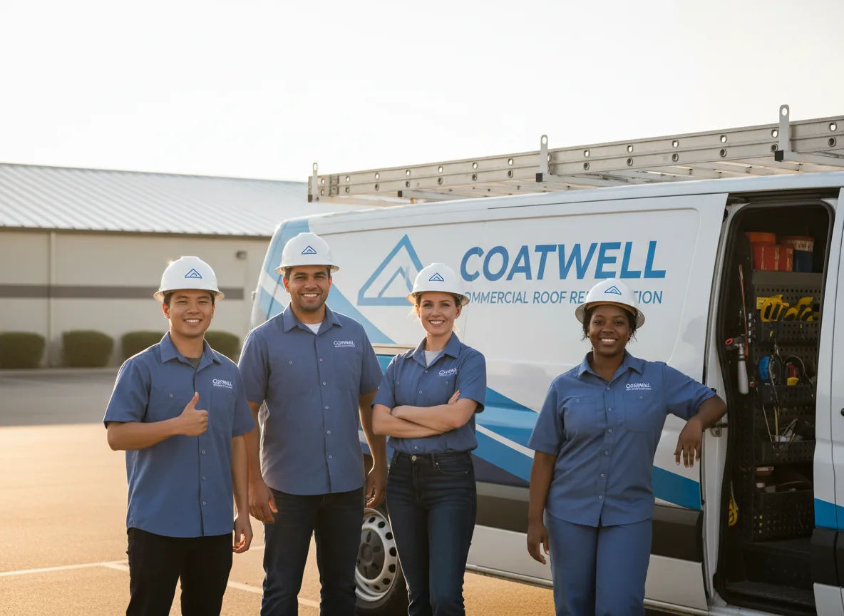 Commercial roof coating company in Branford, CT